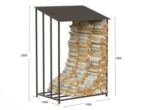 Дровница "Лофт 150/100"