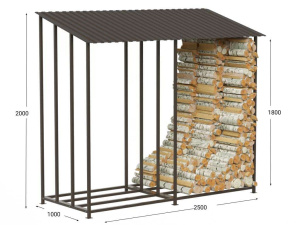 Дровница " Лофт 250/100"